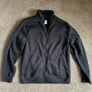 Black Full-Zip Men's Sweater